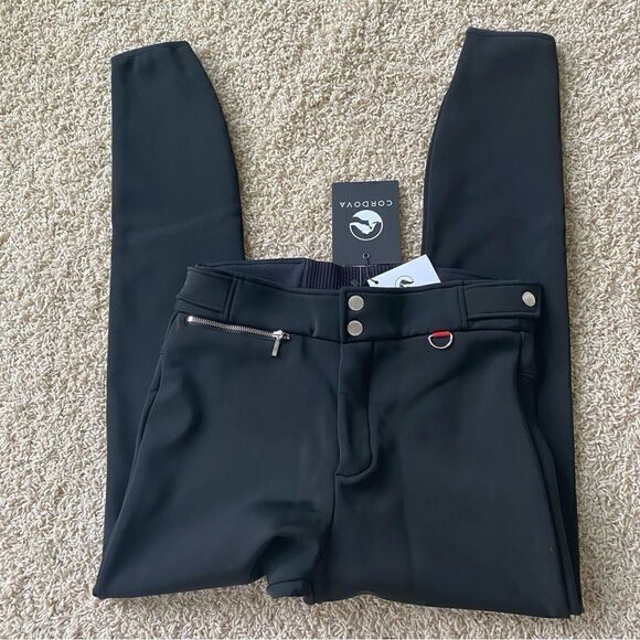 Cordova Val D’Isere soft-shell ski pants Black Waterproof Skinny Pants Large NWT - Picture 4 of 8